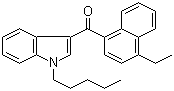 (3-Ethylnaphthalen-1-yl)(1-pentyl-1h-indol-3-yl)methanone Structure,824959-81-1Structure