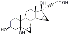 17-(3-Hydroxy-1-propynyl)-6b,7b:15b,16b-dimethyleneandrostane-3b,5b,17b-triol Structure,82543-17-7Structure