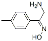 2-Amino-1-p-tolyl-ethanone oxime Structure,82585-32-8Structure