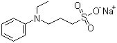 N-乙基-N-(3-磺丙基)苯胺鈉鹽結(jié)構(gòu)式_82611-85-6結(jié)構(gòu)式