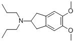 1H-Inden-2-amine, 2,3-dihydro-5,6-dimethoxy-N,N-dipropyl- Structure,82668-33-5Structure