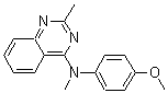 (4-甲氧基苯基)(甲基)(2-甲基喹唑啉-4-基)胺結(jié)構(gòu)式_827031-83-4結(jié)構(gòu)式