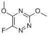 6-Fluoro-3,5-dimethoxy-1,2,4-triazine Structure,82736-99-0Structure