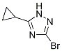 5-Bromo-3-cyclopropyl-1h-1,2,4-triazole Structure,82767-64-4Structure