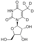 5-Methyl-d3-uridine-6-d1 Structure,82845-85-0Structure