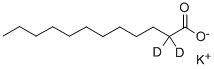 Potassium dodecanoate-2,2-d2 Structure,82867-25-2Structure