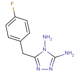 5-(4-Fluoro-benzyl)-[1,2,4]triazole-3,4-diamine Structure,828911-27-9Structure