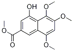 4-Hydroxy-5,6,8-trimethoxy-2-naphthalenecarboxylic acid methyl ester Structure,828932-94-1Structure