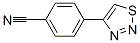 4-(1,2,3-Thiadiazol-4-yl)benzonitrile Structure,82894-99-3Structure