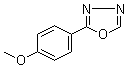 2-(4-Methoxyphenyl)-1,3,4-oxadiazole Structure,829-35-6Structure