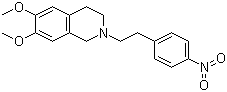 6,7-Dimethoxy-2-(4-nitrophenethyl)-1,2,3,4-tetrahydroisoquinoline Structure,82925-01-7Structure