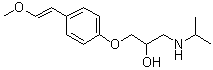 1-[4-(2-Methoxyethenyl)phenoxy]-3-[(1-methylethyl)amino]-2-propanol Structure,82961-02-2Structure