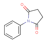 1-Phenylpyrrolidine-2,5-dione Structure,83-25-0Structure