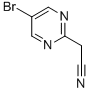 5-Bromo-2-pyrimidineacetonitrile Structure,831203-15-7Structure