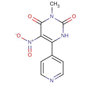 3-Methyl-5-nitro-6-(4-pyridinyl)-2,4(1h,3h)-pyrimidinedione Structure,831231-65-3Structure