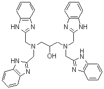 1,3-Bis(bis((1h-benzo[d]imidazol-2-yl)methyl)amino)propan-2-ol Structure,83144-89-2Structure