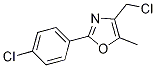 4-(Chloromethyl)-2-(4-chlorophenyl)-5-methyloxazole Structure,832076-92-3Structure