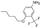 4-(Pentyloxy)-3-(trifluoromethyl) benzenamine Structure,832099-33-9Structure