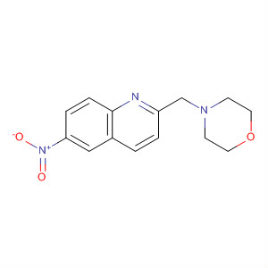 2-(4-Morpholinylmethyl)-6-nitroquinoline Structure,832102-00-8Structure