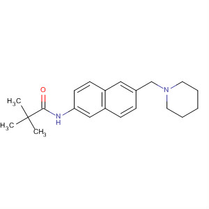 2,2-Dimethyl-n-[6-(1-piperidinylmethyl)-2-naphthalenyl]propanamide Structure,832102-22-4Structure