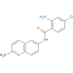 2-Amino-4-chloro-n-(2-methyl-6-quinolinyl)benzamide Structure,832102-29-1Structure