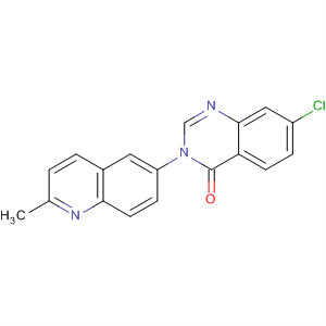 7-Chloro-3-(2-methyl-6-quinolinyl)-4(3h)-quinazolinone Structure,832102-30-4Structure