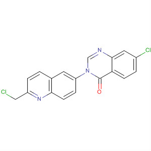 7-Chloro-3-[2-(chloromethyl)-6-quinolinyl]-4(3h)-quinazolinone Structure,832102-32-6Structure