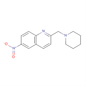 6-Nitro-2-(1-piperidinylmethyl)quinoline Structure,832102-93-9Structure