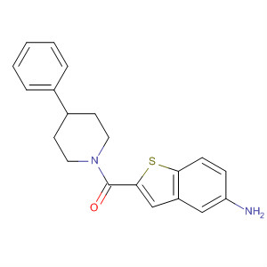 (5-Aminobenzo[b]thien-2-yl)(4-phenyl-1-piperidinyl)methanone Structure,832102-97-3Structure