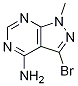 3-Bromo-1-methyl-1h-pyrazolo[3,4-d]pyrimidin-4-amine Structure,83255-87-2Structure