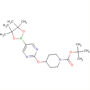 Tert-butyl 4-((5-(4,4,5,5-tetramethyl-1,3,2-dioxaborolan-2-yl)pyrimidin-2-yl)oxy)piperidine-1-carboxylate Structure,832735-51-0Structure