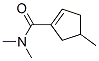 1-Cyclopentene-1-carboxamide, n,n,4-trimethyl- Structure,83283-04-9Structure