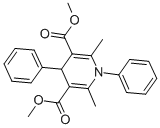 3,5-Dicarbomethoxy-1,4-dihydro-2,6-dimethyl-1,4-diphenylpyridine Structure,83300-85-0Structure