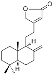 8(17),13-Labdadien-15,16-olide Structure,83324-51-0Structure