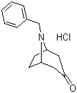 8-(Phenylmethyl)-8-azabicyclo[3.2.1]octan-3-one hydrochloride Structure,83393-23-1Structure