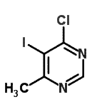 4-Chloro-5-iodo-6-methylpyrimidine Structure,83410-15-5Structure