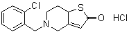 2-Oxo ticlopidine hcl Structure,83427-55-8Structure