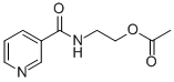 3-[(2-Acetoxy)ethylaminocarbonyl]pyridine Structure,83440-03-3Structure