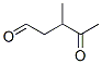 Pentanal, 3-methyl-4-oxo-(9ci) Structure,83440-17-9Structure