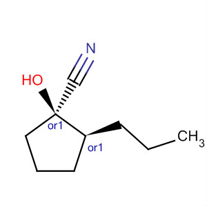 Cyclopentanecarbonitrile,1-hydroxy-2-propyl-,(1r,2s)-rel-(9ci) Structure,834885-43-7Structure