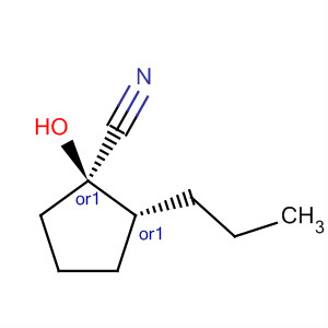 Cyclopentanecarbonitrile,1-hydroxy-2-propyl-,(1r,2r)-rel-(9ci) Structure,834885-48-2Structure