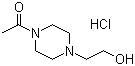 1-Acetyl-4-(2-hydroxy-ethyl)-piperazine x hcl Structure,83502-55-0Structure