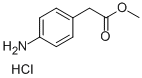 (4-Amino-phenyl)-acetic acid methyl ester hcl Structure,83528-16-9Structure