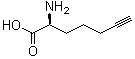 (S)-2-氨基-6-庚炔酸結(jié)構(gòu)式_835627-45-7結(jié)構(gòu)式