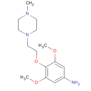 3,5-Dimethoxy-4-(2-(4-methylpiperazin-1-yl)ethoxy)aniline Structure,835633-53-9Structure