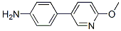 4-(6-Methoxypyridin-3-yl)benzenamine Structure,835876-03-4Structure