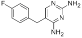 2,4-Diamino-5-(4-fluorobenzyl)pyrimidine Structure,836-06-6Structure