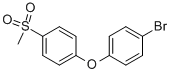 1-(4-Bromophenoxy)-4-methanesulfonylbenzene Structure,83642-28-8Structure