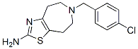 4H-Thiazolo[4,5-d]azepin-2-amine, 6-[(4-chlorophenyl)methyl]-5,6,7,8-tetrahydro- Structure,83718-64-3Structure