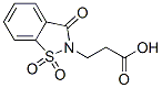 3-(1,1,3-Trioxo-1,3-dihydro-1lambda6-benzo[d]isothiazol-2-yl)-propionic acid Structure,83747-21-1Structure